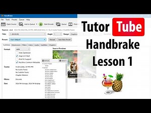 Handbrake - Lesson 3 - Converting a Video to MP4, WebM or MKV