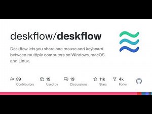 GitHub - deskflow/deskflow: Deskflow lets you share one mouse and keyboard between multiple compu...