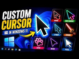 🖱️ How to Change Mouse Cursor in Windows 11 🎨✨ | Custom Cursor Tutorial (2025)