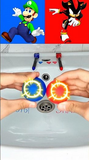 Lugi vs Shadow The Better 😱 #battle #luigi #shadow #usa
