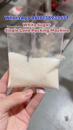 Small packing machine for sugar sachets packing. #packingmachine #machine #fillingmachine #powder