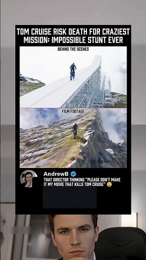 Tom Cruise does insane motorbike stunt for Mission Impossible Dead Reckoning