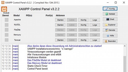 XAMPP Portable Download: Eigenen Webserver betreiben
