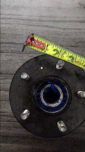 How to measure 5 bolt trailer hub #trailerrepair