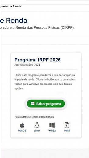 Como Baixar e Instalar o Programa de Imposto de Renda 2025 #irpf2025