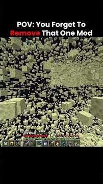 You forgot to remove that one mod...