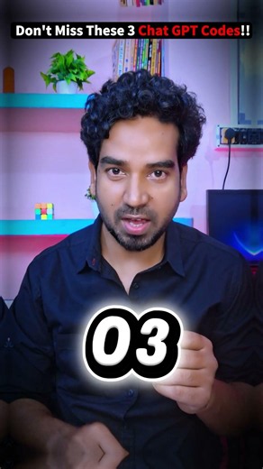 Don't Miss These 3 Chat GPT Secret Codes. #studytips #chatgpt #students #tech #motivation