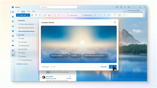 Outlook Users Can Now Create Custom Themes With a Copilot Subscription