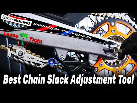 The Best Motorcylce Chain Slack Adjustment Tool by BPA-Racing