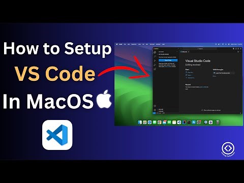 Install Vs code In Mac | How To install and setup Vscode in Mac (2024)