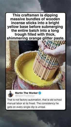 SATISFYING TRADITIONAL GOLD INCENSE MAKING
