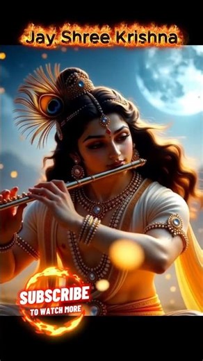 ✨ Shyam Teri Murli | Krishna Cinematic Bhakti Video | Divine Krishna Shorts ✨