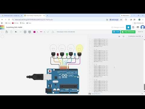 Arduino Uno LED & Bulb Amazing Project in Tinkercad | Full Wiring & Code Tutorial🔥