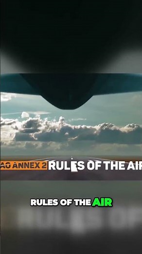 How to behave when flying! ICAO Annex 2 - Rules of the Air #airtrafficcontrol #aviation #explainer