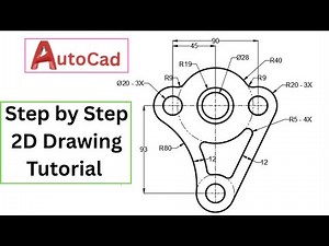 AutoCAD 2D for Beginners | Step by Step 2D Drawing Tutorial | Learn AutoCAD Easily