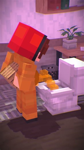TINY JJ SISTER and DARK police girl - MAIZEN Minecraft Animation #minecraft #maizen #animation