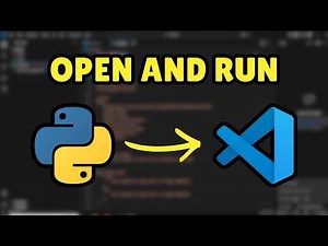 How to Open and Run a Python File in Visual Studio Code