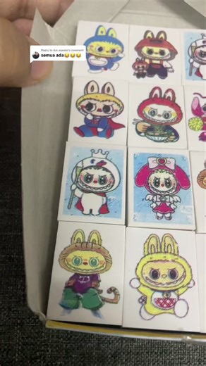 Replying to @Ain.aqeela #labubu #labubueraser #labubumacarons @Kak sis zue