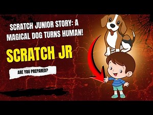 Scratch jr | Scratch Junior Story: A Magical Dog Turns Human! 🧍🐾 #scratchjr #scratch