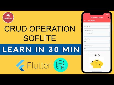 The Best way to learn SQFLITE in Flutter Development 🔥| Beginner to Advanced in Just 30 Mins Video