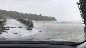 20K views · 380 reactions | HUGE waves block road. Understand the weather and tides with a Navigation Course. https://www.sailcork.com/courses/category/certified-shore-based-navigation-courses | SailCork.com | Facebook