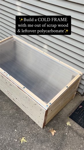 36 reactions · 12 comments | Build a cold frame with me! 蝹❄️ If...