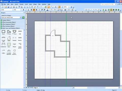 Microsoft Visio scale drawing Part 2