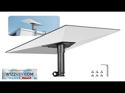 VEVOR Starlink RV Ladder Mount 360Adjustable Angle Mounting Standard Gen 3 Pipe