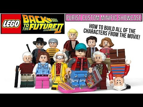 LEGO Back to the Future Part II Custom Minifigure Showcase