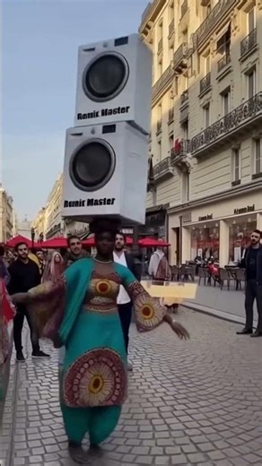 She Carries 2 WASHERS on Her Head! 🤯