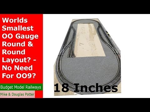 Worlds Smallest OO Gauge Round & Round Layout? - No Need For OO9?