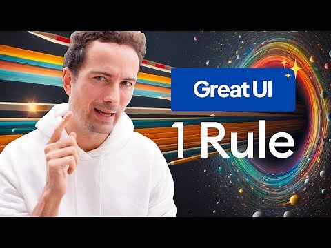 The MOST IMPORTANT rule of UI design.