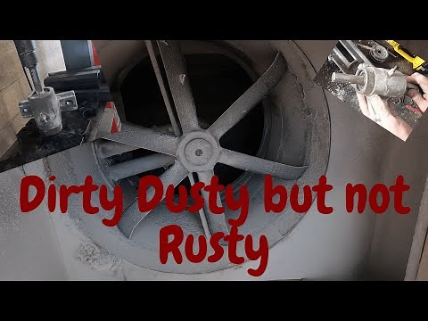 How to replace Paint booth exhaust fan bearings