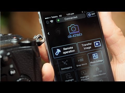 How to Connect Your Lumix G Camera to Your Smart Phone or Tablet