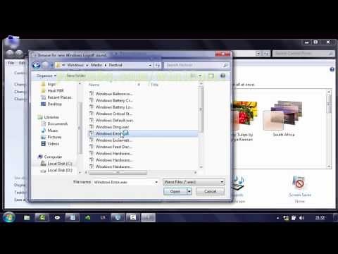 Windows 7 Tips : How to Change Windows Logoff Sound (Program Events)