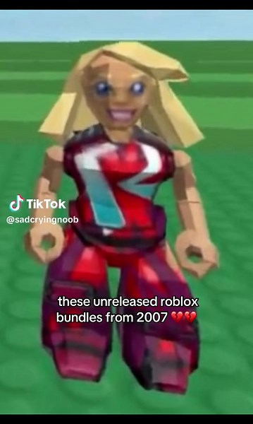 Unreleased Roblox Rthro Bundles from 2007