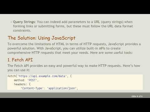 Understanding HTTP Request Methods in HTML: What You Need to Know