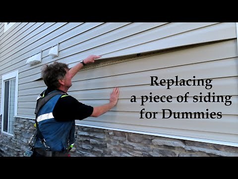How to Replace a Piece of Vinyl Siding for Dummies