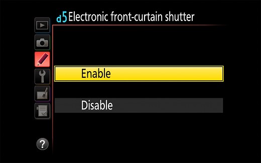 Electronic Front-Curtain Shutter Explained