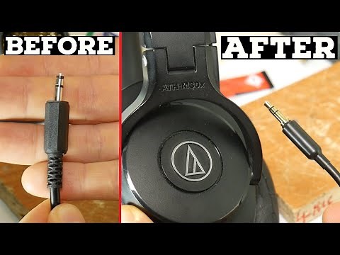 How To EASY Repair 3.5mm Headphone Jack at Home DIY