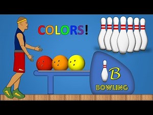 Learn Colors Bowling Ball Game!