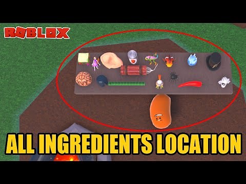 ALL ITEMS / INGREDIENTS LOCATION In Roblox Wacky Wizard