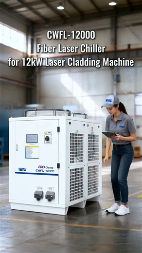 Fiber Laser Chiller CWFL-12000 for Cooling 12kW Laser Cladding Machine