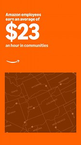 Amazon employees earn an average of over $23/hr all across America. 🇺🇸 | Inside Amazon