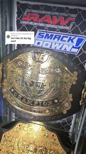 WWE Undisputed Championship Belts #shorts #wwe #wrestlemania #Collection WWE Replica Belt Review