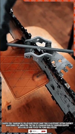 Sharpen Tool: Chainsaw File Roller Guide Precise Sharp Innovation #tool #tools #innovation