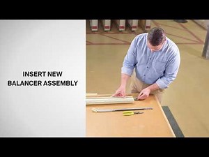 Balancer with Shoe Replacement on E-Series Double-Hung Windows | Andersen Windows