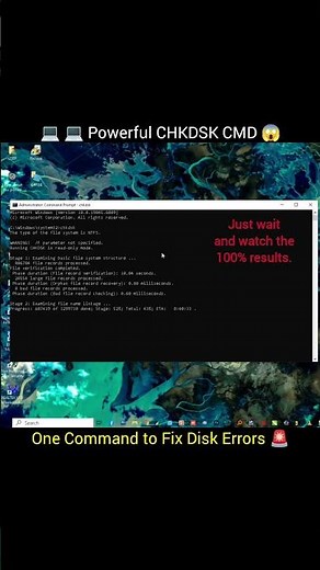 CHKDSK | Check & Repair Disk Errors Using CMD (Windows)