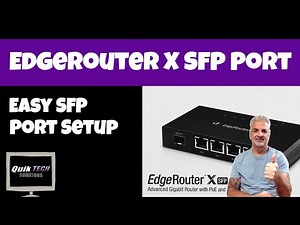 How To Add The EdgeRouter SFP Port To Switch