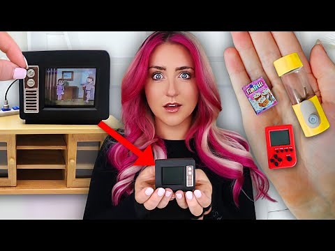 I Bought MINI PRODUCTS that Actually Work + a MINI HOUSE